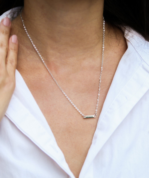 Delicate Bar Necklace