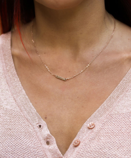 Delicate Bar Necklace