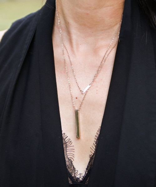 Urban Pillar Bar Necklace