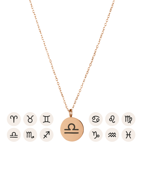 Personalized Zodiac Necklace Personalized Zodiac Necklace
