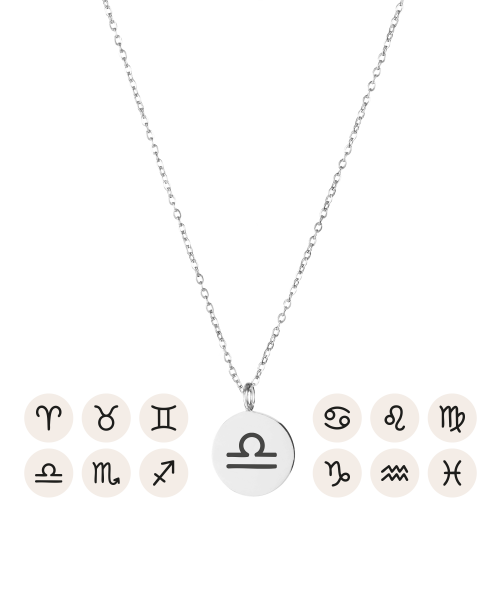 Personalized Zodiac Necklace Personalized Zodiac Necklace