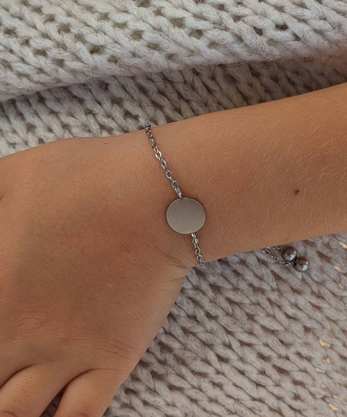 Round Disc Bracelet Round Disc Bracelet