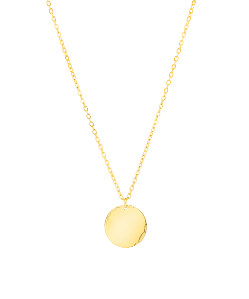 Round Disc Necklace