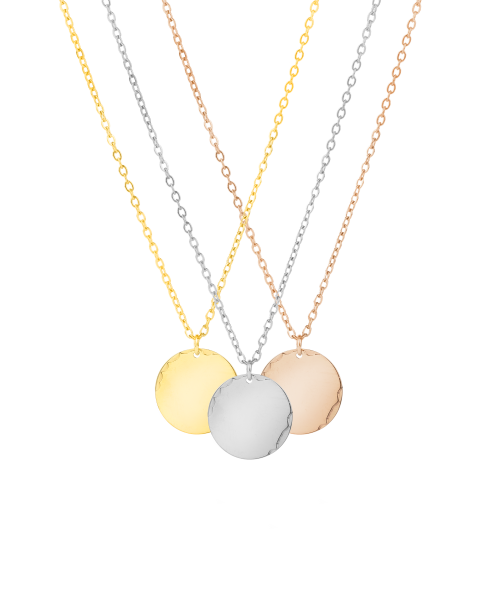 Round Disc Necklace