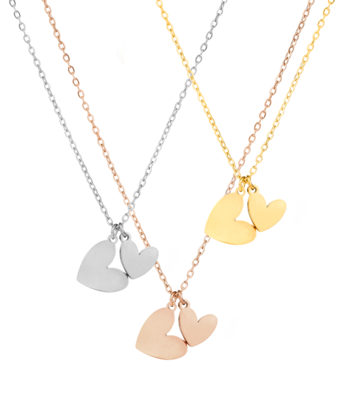 Double Heart Necklace