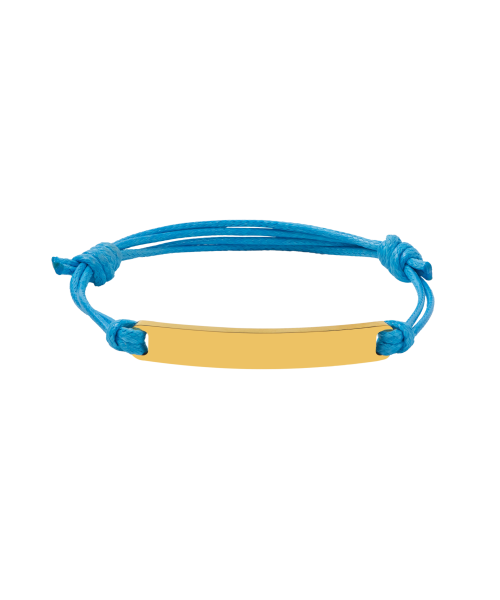 Pulsera de Cordón con Barra Personalizable