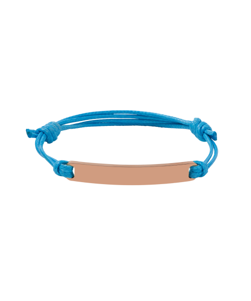 Pulsera de Cordón con Barra Personalizable